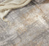 7' X 10' Gray Abstract Power Loom Area Rug