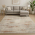 8' X 10' Gray Abstract Power Loom Area Rug