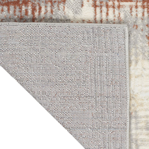 8' X 10' Gray Abstract Power Loom Area Rug