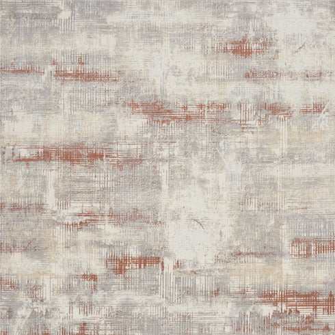 8' X 10' Gray Abstract Power Loom Area Rug