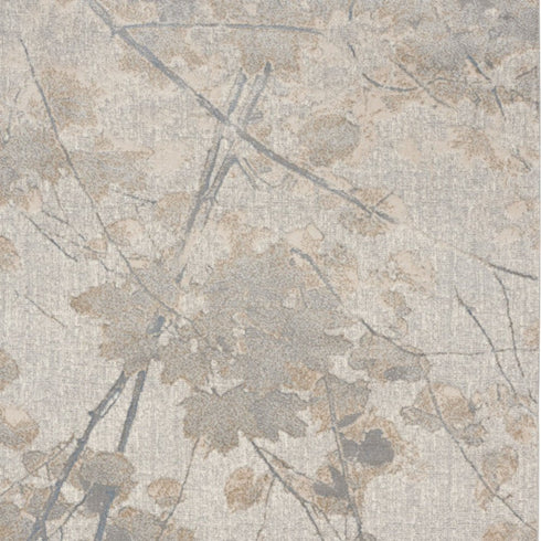 8' X 10' Gray Abstract Power Loom Area Rug