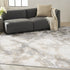 8' X 10' Gray Abstract Power Loom Area Rug