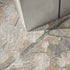 8' X 10' Gray Abstract Power Loom Area Rug
