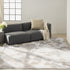 8' X 10' Gray Abstract Power Loom Area Rug