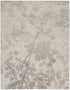 8' X 10' Gray Abstract Power Loom Area Rug