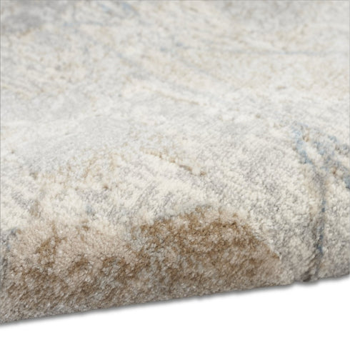 8' X 10' Gray Abstract Power Loom Area Rug