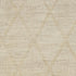 6' Beige Wool Geometric Hand Woven Runner Rug