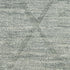 6' Blue Wool Geometric Hand Woven Runner Rug