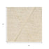 6' Ivory Wool Geometric Hand Woven Runner Rug