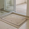 6' Ivory Wool Geometric Hand Woven Runner Rug