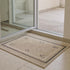 6' Ivory Wool Geometric Hand Woven Runner Rug