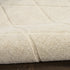 6' Ivory Wool Geometric Hand Woven Runner Rug