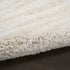 8' X 10' Beige Abstract Shag Power Loom Area Rug