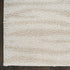 8' X 10' Beige Abstract Shag Power Loom Area Rug