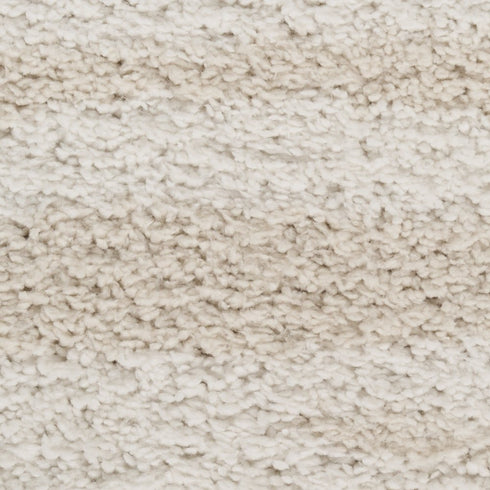 8' X 10' Beige Abstract Shag Power Loom Area Rug