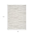 8' X 10' Gray Abstract Shag Power Loom Area Rug