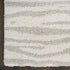 8' X 10' Gray Abstract Shag Power Loom Area Rug