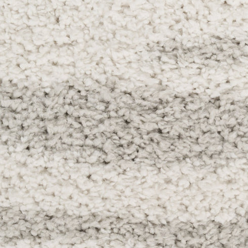8' X 10' Gray Abstract Shag Power Loom Area Rug