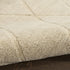 8' X 10' Beige Wool Geometric Hand Woven Area Rug