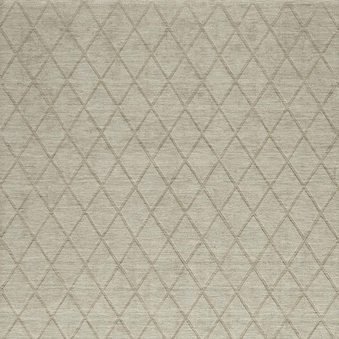 8' X 10' Green Wool Geometric Hand Woven Area Rug