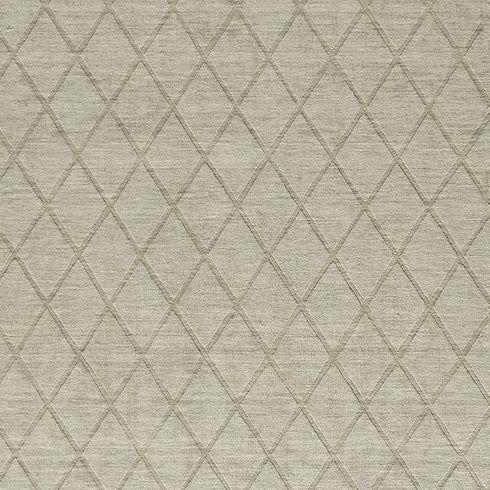 8' X 10' Green Wool Geometric Hand Woven Area Rug