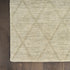 8' X 10' Green Wool Geometric Hand Woven Area Rug