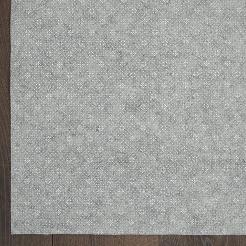 2' X 6' Gray Striped Weave Non Slip Rug Pad