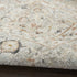 6' Gray Floral Worn Faded Runner Rug