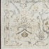 6' Gray Floral Worn Faded Runner Rug