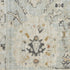 6' Green Floral Worn Faded Runner Rug
