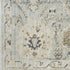 6' Green Floral Worn Faded Runner Rug
