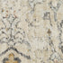 6' Ivory Floral Worn Faded Runner Rug