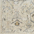 6' Ivory Floral Worn Faded Runner Rug