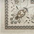 6' Ivory Floral Worn Faded Runner Rug