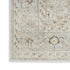 6' X 9' Gray Floral Distressed Area Rug