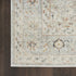 6' X 9' Gray Floral Distressed Area Rug