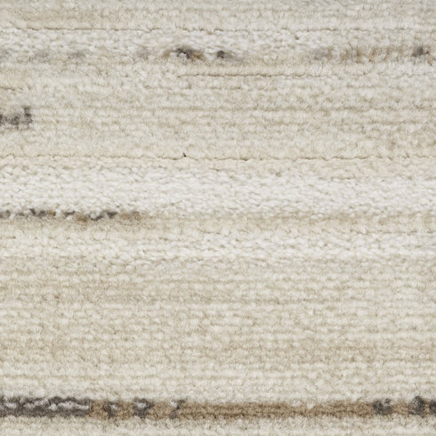 6' X 9' Ivory Abstract Distressed Area Rug