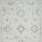 7' X 9' Ivory Floral Distressed Area Rug