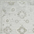 7' X 9' Ivory Floral Distressed Area Rug