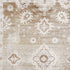 8' X 10' Brown Floral Distressed Area Rug