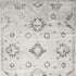 8' X 10' Ivory Floral Distressed Area Rug