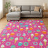 7' X 9' Pink Flatweave Area Rug