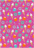 7' X 9' Pink Flatweave Area Rug