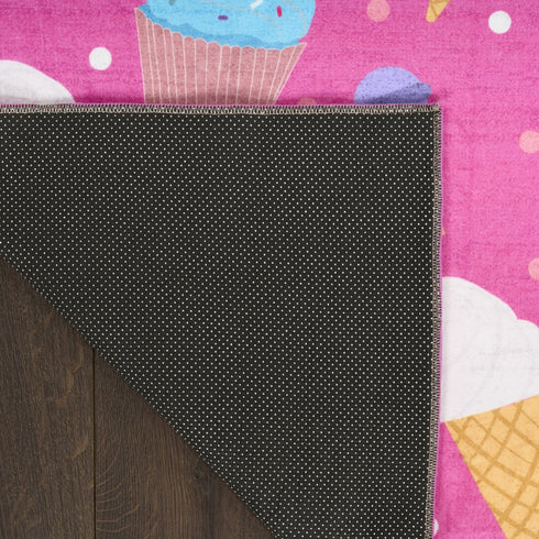 7' X 9' Pink Flatweave Area Rug