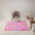 7' X 9' Pink Flatweave Area Rug