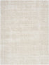8' X 10' Beige And Ivory Abstract Shag Distressed Area Rug