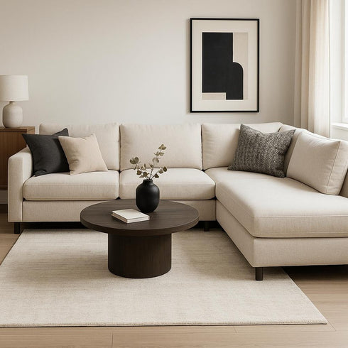 8' X 10' Beige And Ivory Abstract Shag Distressed Area Rug