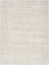8' X 10' Beige And Ivory Abstract Shag Distressed Area Rug