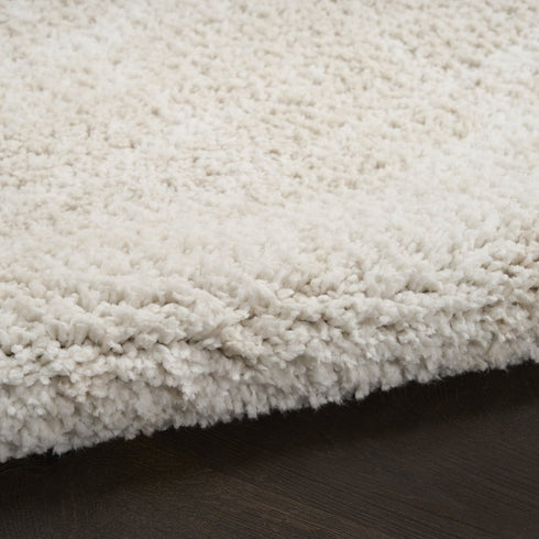 8' X 10' Beige And Ivory Abstract Shag Distressed Area Rug