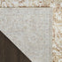 9' X 12' Brown Floral Distressed Area Rug